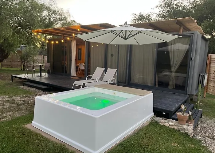 Cabanas Con Jacuzzi Privado Y Vistas Al Cerro Champaqui